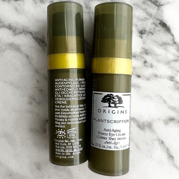 New! Origins Plantscription Anti-Aging Power Eye Cream Set - Picture 2 of 5